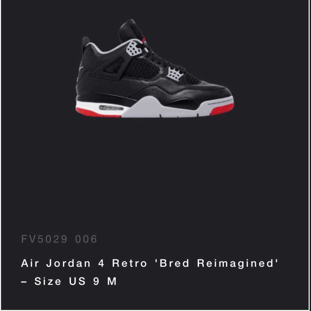Air Jordan 4 Retro ‘Bred Reimagined’